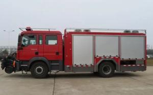 China Rail System Firefighting Truck 30km/H Railway Speed HTRR209 wholesale
