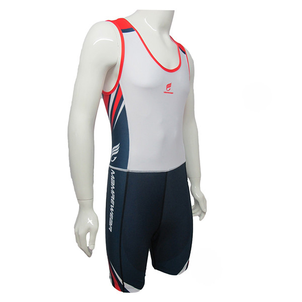 Free Design Mens Rowing Sports Clothing Polyester / Lycra Fabric
