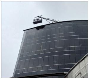 China Indonesia aluminium 6 meters ZLP630 motorized temporary gondola for building cleaning wholesale