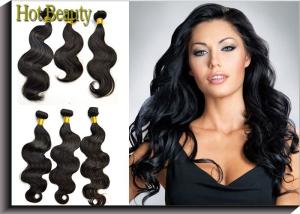 China 100 Brazilian Remy Virgin Human Hair Extensions , Body Wave Long Hair wholesale