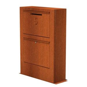 China Corten Steel Express Package Parcel Delivery Box For Home ISO9001 wholesale