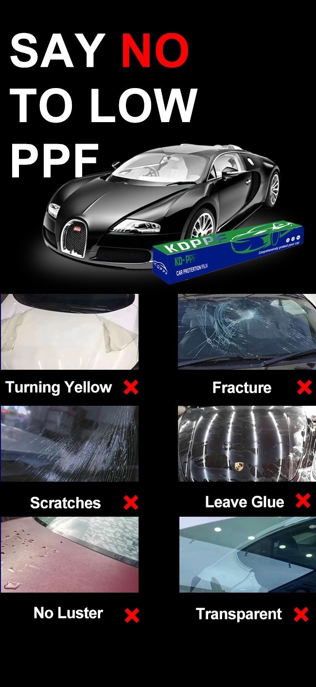 Scratch Resistant Colorful Glossy Matte TPU Color Change PPF For All Vehicles