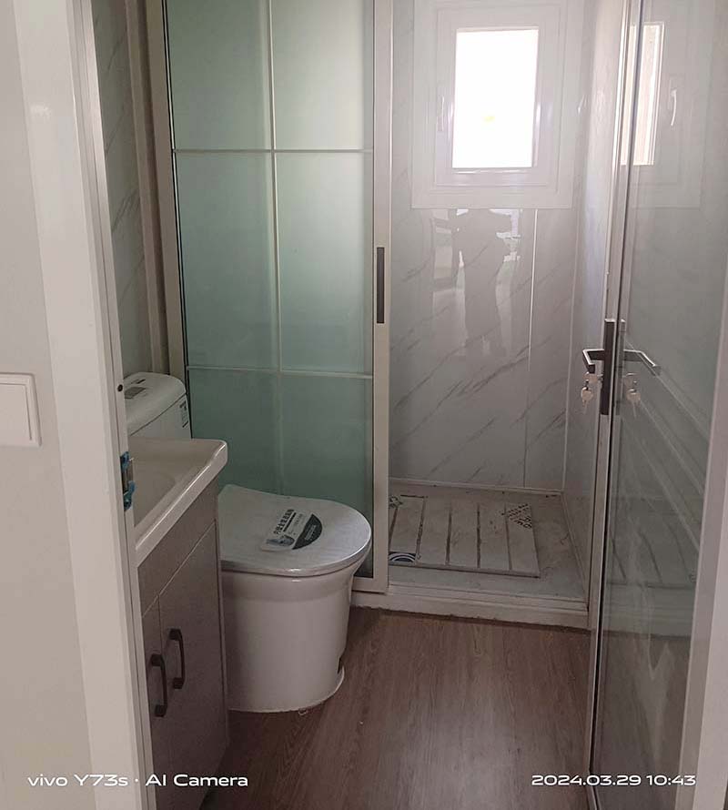 Grande Vandalproof Prefab House bathroom