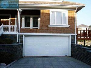 China Security 3000mm Width 800N Sectional Overhead Garage Door wholesale