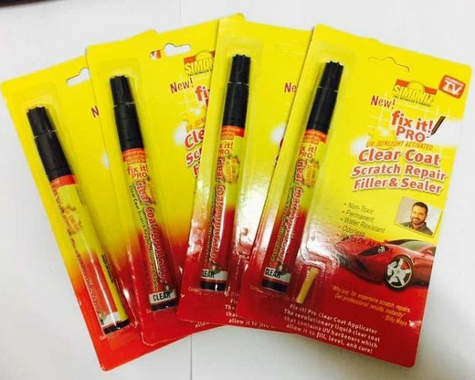 Fix It Pro Car Scratch Repair Remover Pen Clear Coat Applicator