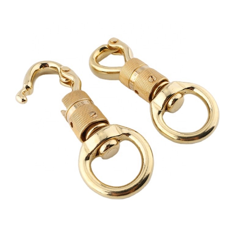 Fixed Eye Twist Body Panic Snap Hook 19mm 25mm Quick Release Panic Snap hook