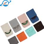 Custom Logo Jewelry Necklace Gift Bags Snap Button Microfiber Jewelry Pouch
