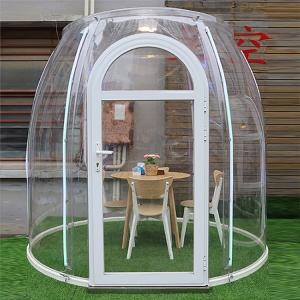 China Wind Resistance Plastic Dome Tent Solid Sheet Patio Bubble Dome wholesale