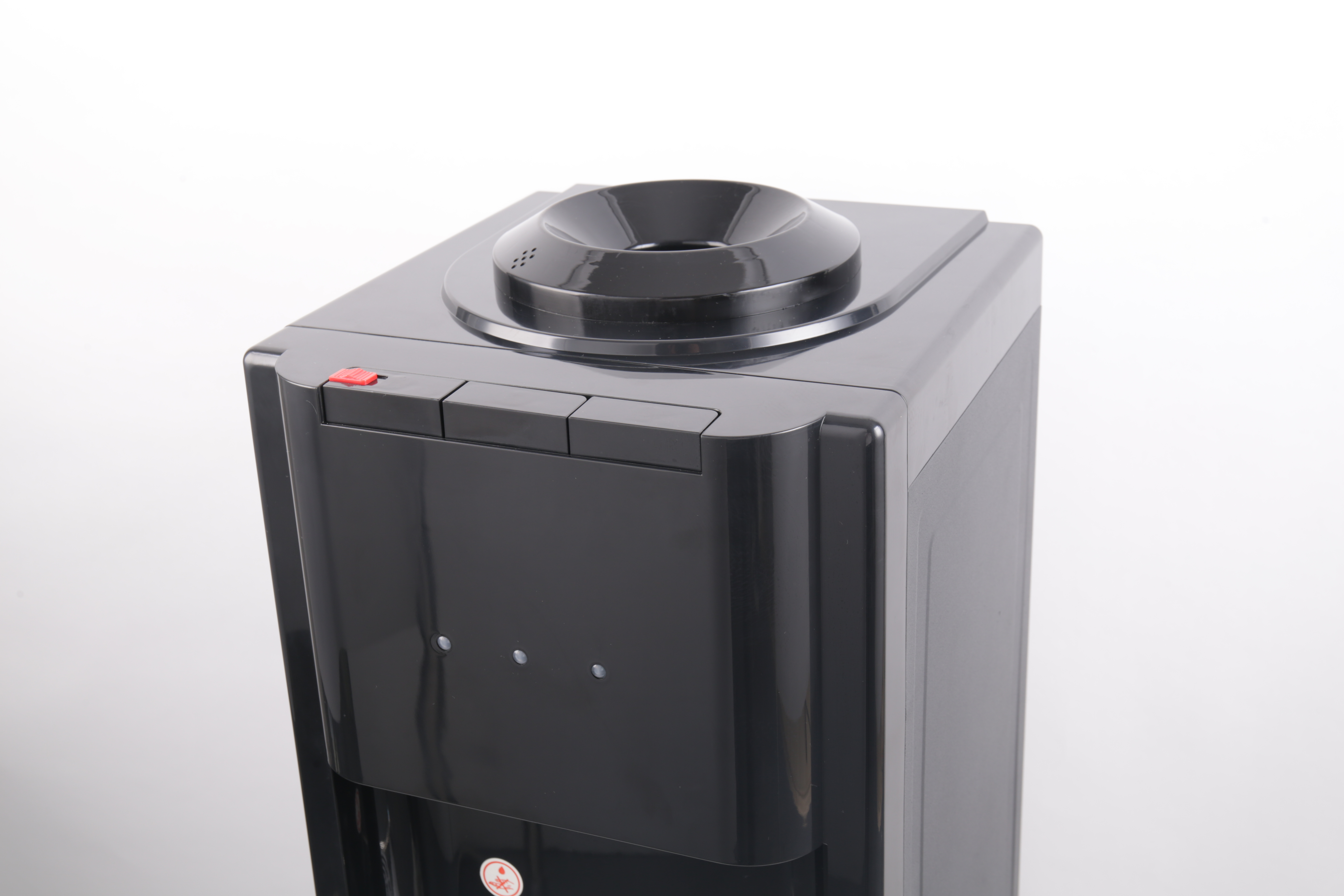 Silk Screen Printing Standing Water Dispenser With Compressor Stand Installation
