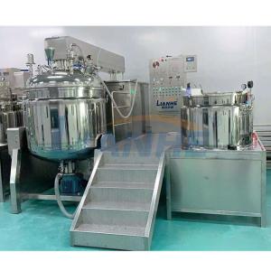 China 500L Paste Making Machine Vacuum Emulsifier Mixer For Mayonnaise wholesale