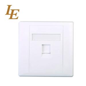 China LE 86X86mm Or 114x70mm Networking OEM RJ45 Faceplate wholesale