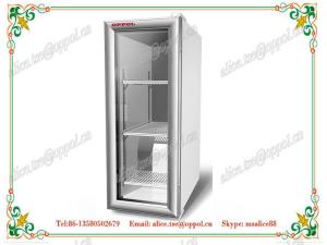 China OP-124 Medical Laboratory Upright Glass Door Freezer , Hospital Lab Refrigerator wholesale