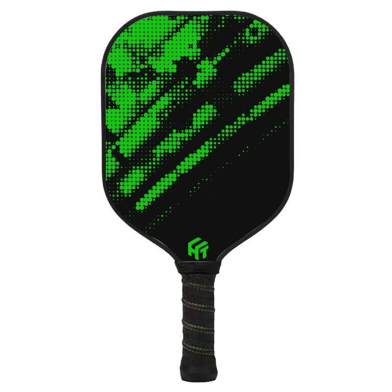 40*19.8*1.4cm Fiberglass Pickleball Racket Set with Honeycomb Core and Custom TPU Edge