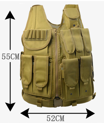 Breathable Nylon Mesh Military Plate Carrier Vest High Tensile
