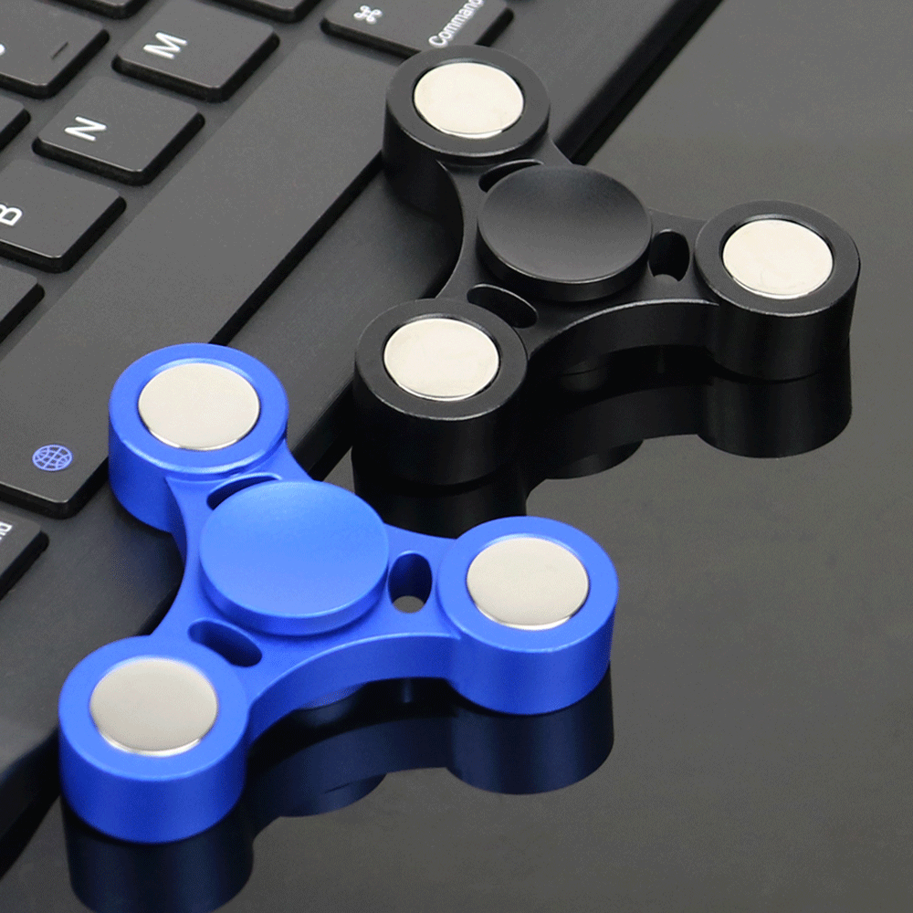 Unisex Metal Sensory Fidget Spinner Toy for Anxiety Relief and Stress Management