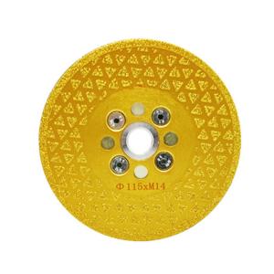 China Vacuum Brazed 115mm Angle Grinder Tile Blade Concrete Cutting wholesale