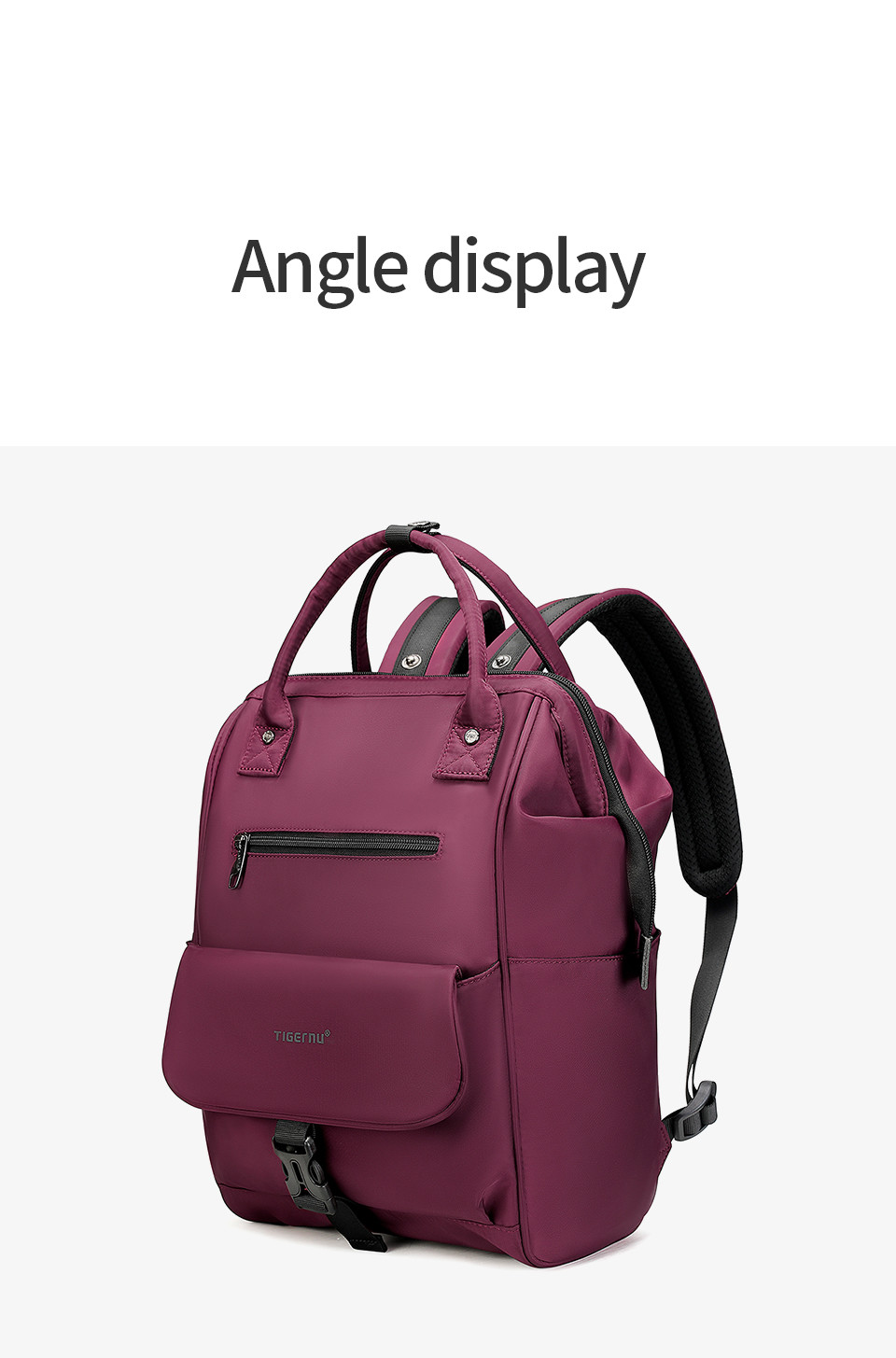 T-B3184 14 Inch Large Capacity Travel Laptop Backpack Mochila For Women