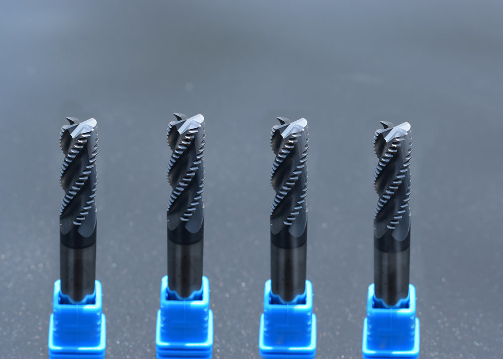 Roughing TiAlSiN Coating 150mm Degree Solid Carbide End Mill