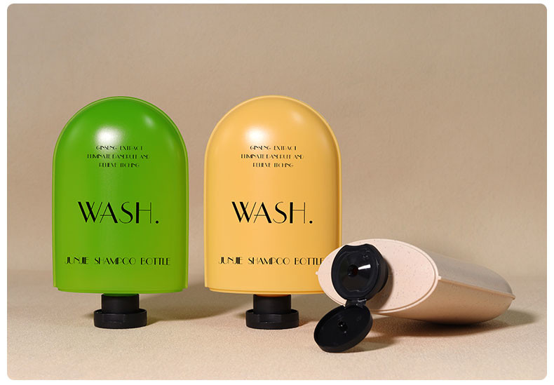 Customized 350ml 250ml HDPE Plastic Special Shampoo Bottle Wholesale Eco-Friendly Body Wash Pump Bottle