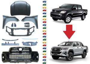 China Export Auto Parts Body Kits For Toyota Hilux Vigo 2009 2012 , Upgrade To Hilux Rocco wholesale