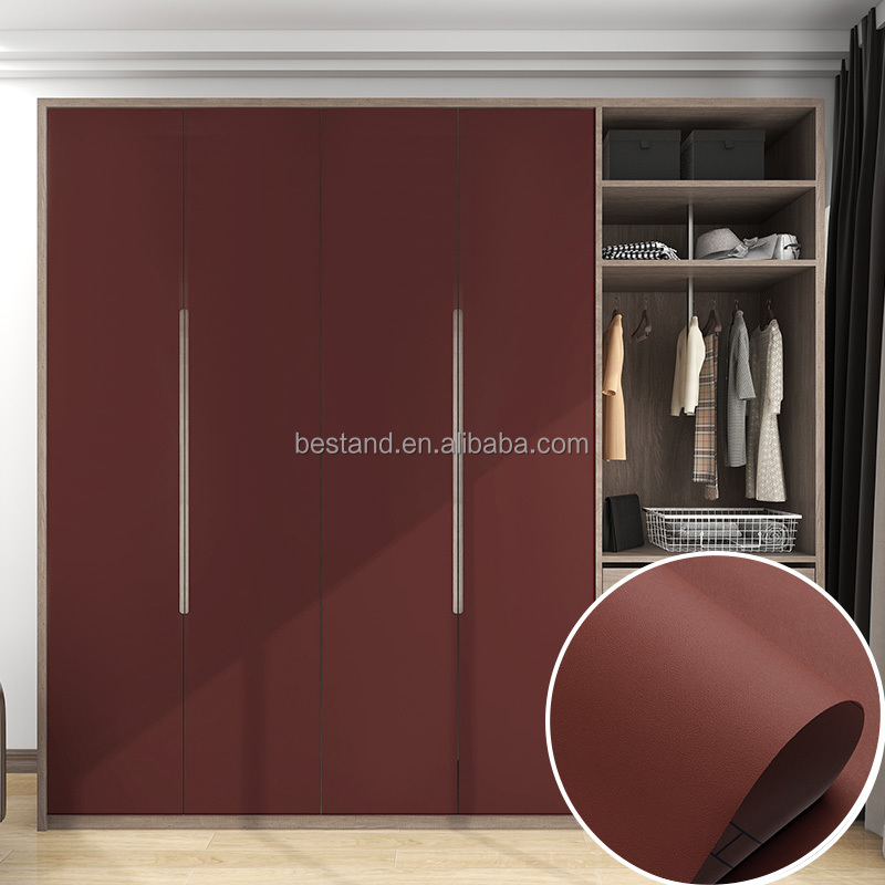 Hotel Kitchen Film Decorative Self Adhesive Wood Paper for Furniture Decoration