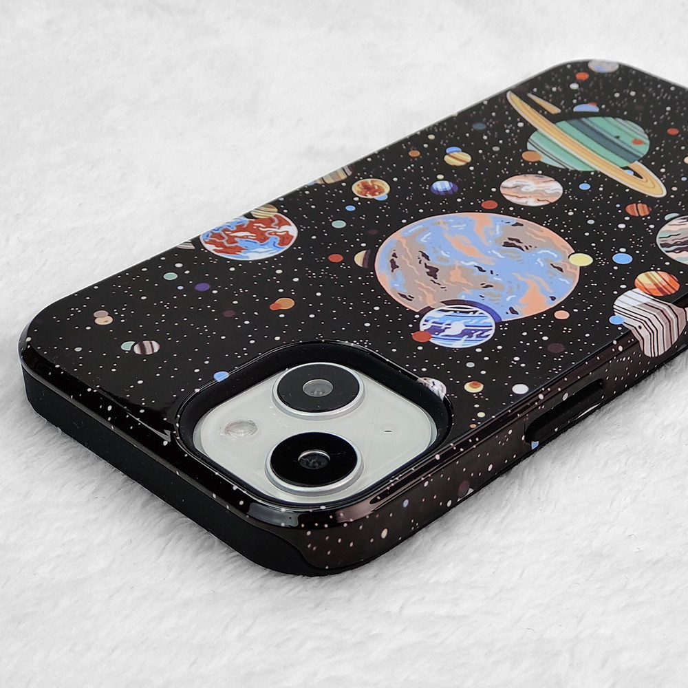 TPU Protective Sublimation 2 In 1 PC Coated Tough Case For IPhone 16 15 14