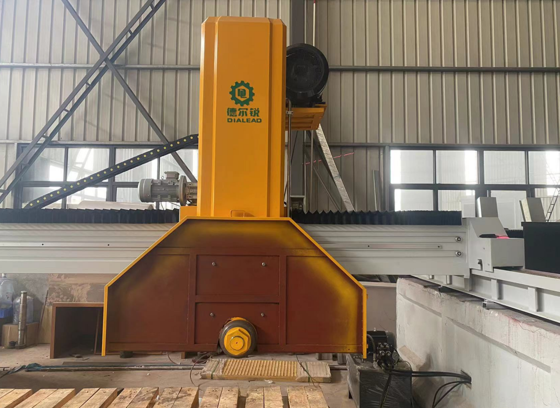Single Blade Medium Size Block Cutter For Granite Tombstone Curbstone 1200/1400/1600mm