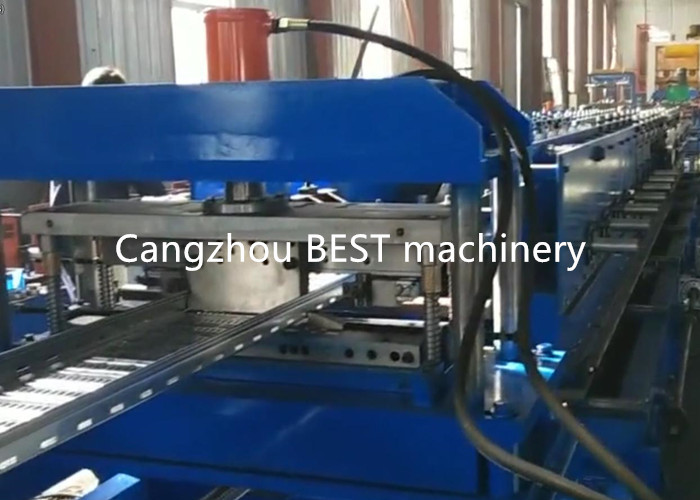 2.5mm Large span hot dip galvanized perforated Cable Tray Roll Forming Machine