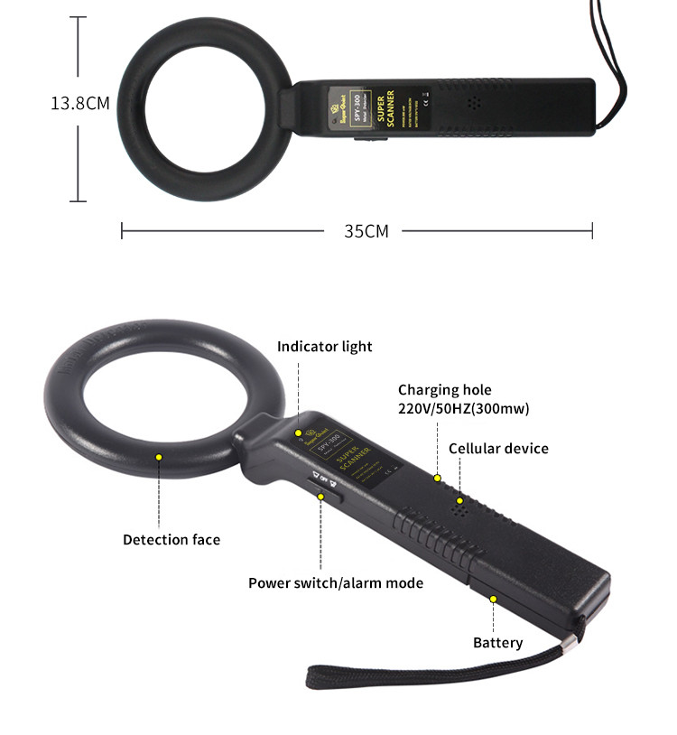 Visual And Audio Ruminant Metal Tracer Adjustable Sensitivity For Accurate Identification