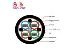Ribbon Outdoor Fiber Optic Cable Flame Resistance For Access Network