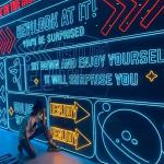 Acrylic Back Neon Letter Signs