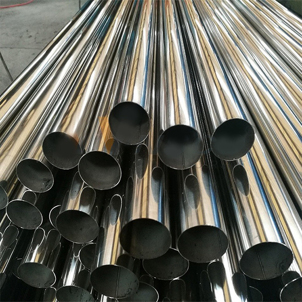 Brushed Stainless Steel Round Tube , EN10296-2 316 Stainless Steel Pipe