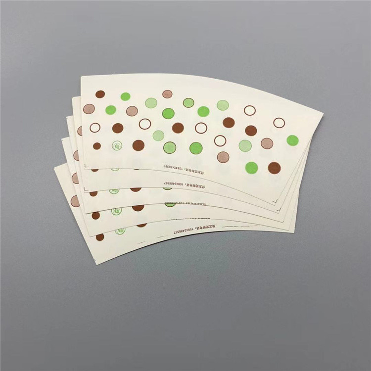 Waterproof and Oil-proof Disposable Paper Cup Fan for Hot or Cold Beverages