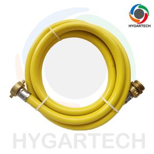 China Fiber Reinforced PVC Hose W/ Brass Fitting Connectors wholesale