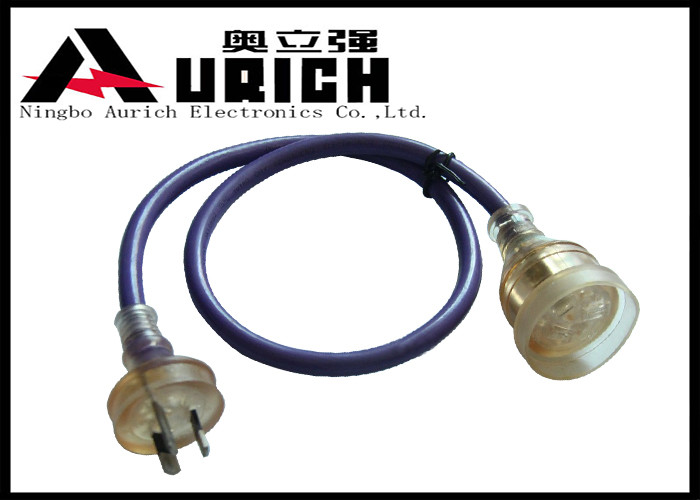 SAA Approval 3 Pin Australia Power Cord For Home And Office Appliance Use