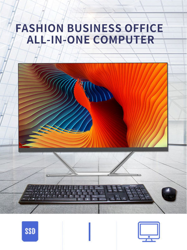 23.8" All in one pc i5 8259U H510 8GB 256GB Oem monoblock All-in-one pc Desktop computer for office supplier