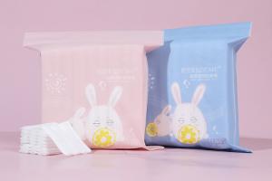 China Portable Disposable Makeup Remover 180pcs/Bag Cotton Cosmetic Pads wholesale