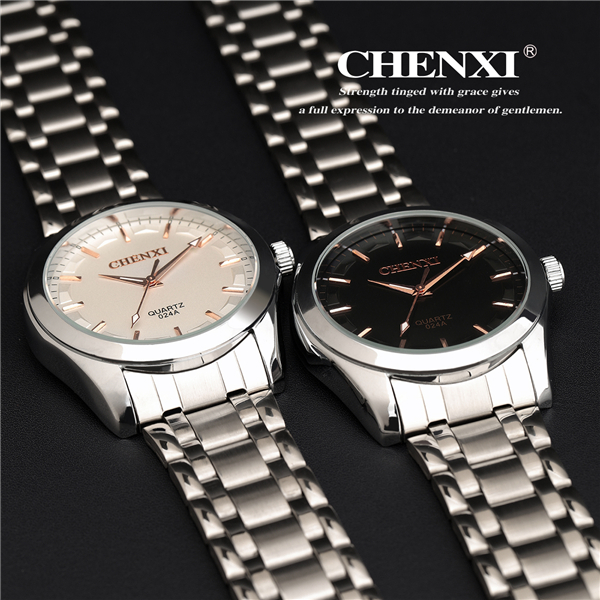 MOQ 10PCS China Watch Supplier Japan Movt Quartz Watch Man Gold Stainless Steel Watch Man