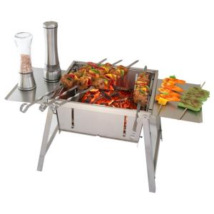 China Foldable Grill Outdoor BBQ Equipment Smooth Edge Easily Cleaned wholesale