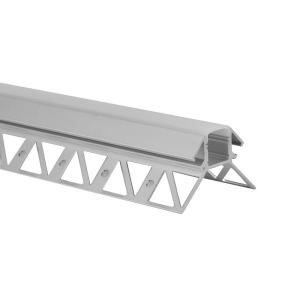 China ROHS Length 2.5m Aluminum Led Lighting Profiles Sandblasting Recessed wholesale