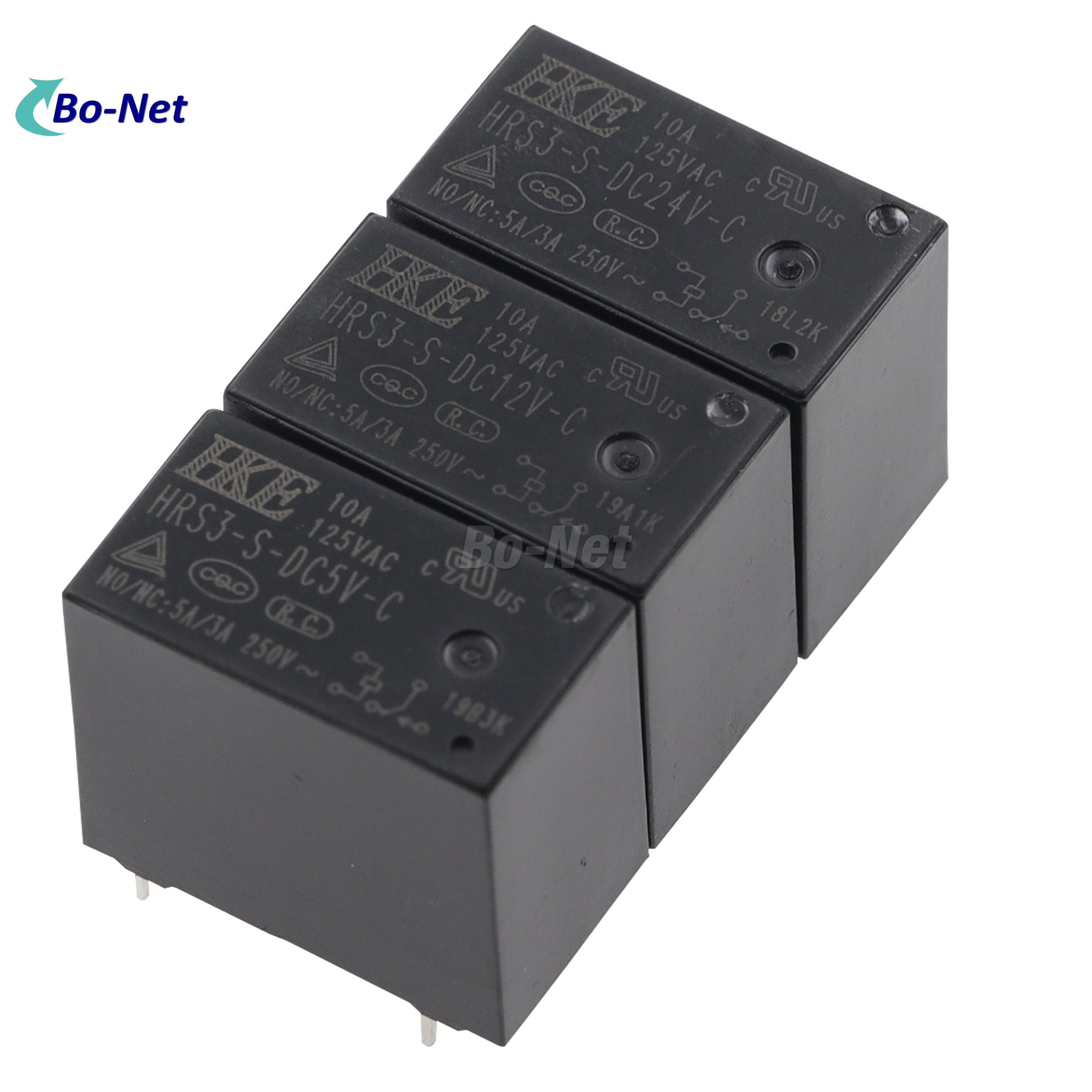 HKE HRS3-S-DC12V-C original Electronic HRS3-S-DC24V-C power relay 10A 125V DIP5