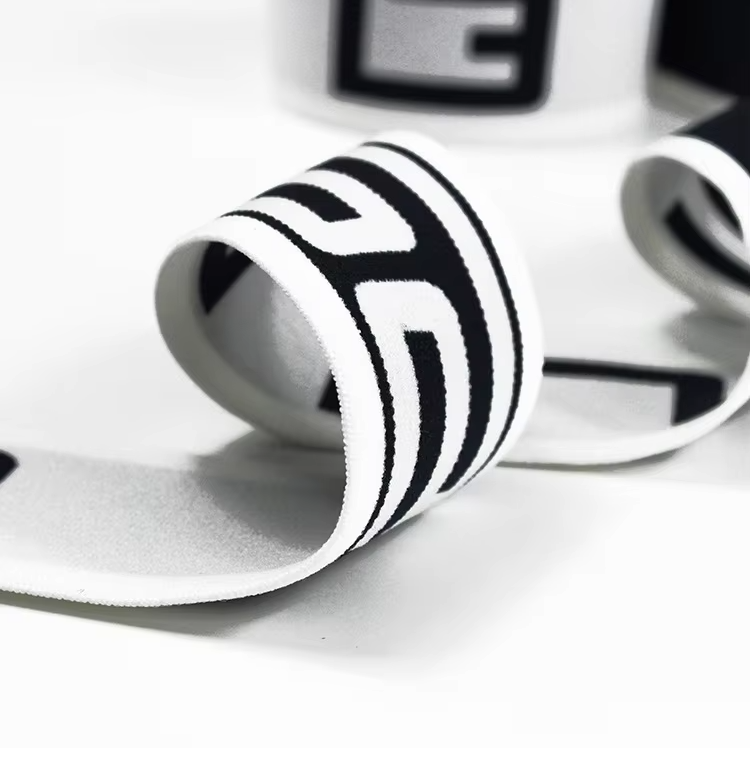 Jacquard Elastic Band Nylon Waistband for Sports Yoga Pants Stretch Bra Hair Tie
