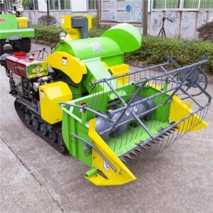 China Rubber Crawler Farm Combine Harvester 1200mm Rice Combine Harvester wholesale