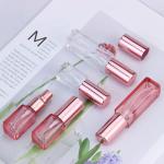 Luxury 10ml 30ml Empty Cosmetic Glass Bottles Pink Glass Perfume Bottles