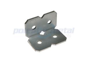 China ISO Approved Construction Hardware , 25mm Building Framing Hardware Angle Brackets wholesale