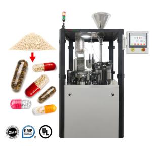 China Foodstuff 3 Mould Bores Hard Gelatin Capsule Filler PLC Control wholesale