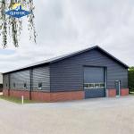 Secure Prefabricated Metal Warehouse Refrigerated Logistics Storage Fabrication