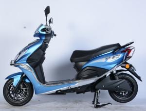 China Blue Color Electric Moped Scooter , Road Legal Electric Scooter Moped For Adults wholesale