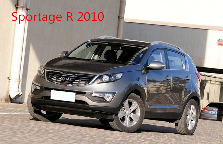 Sun And Rain Guard For KIA Sportage 2010 - 2014 Car Window Visors With Trim Stripe