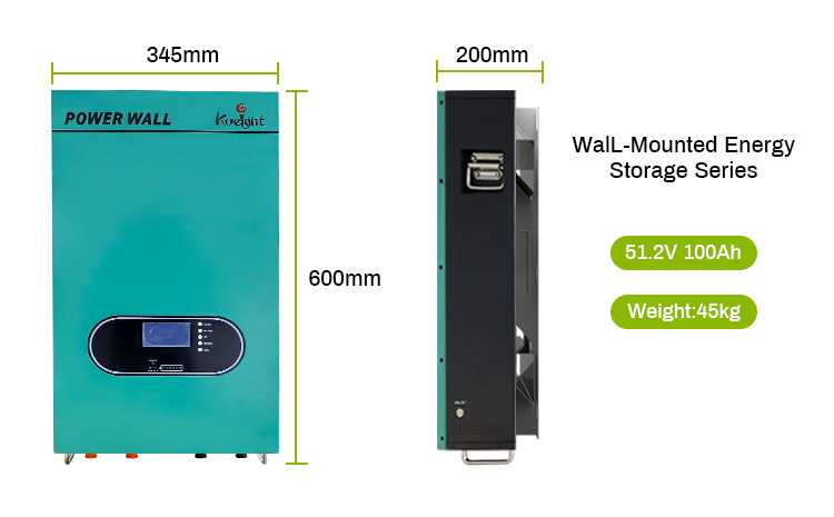 Powerwall Wall Mounted Lithium Battery Lifepo4 Lithium Household Energy Storage